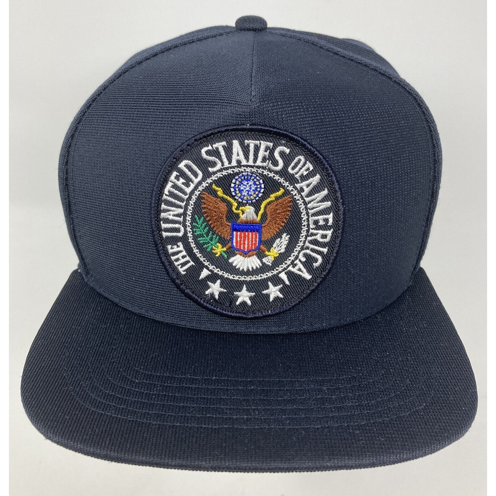 VTG The United States of America Seal Patch Snapback Northstar Hat‎ Navy USA